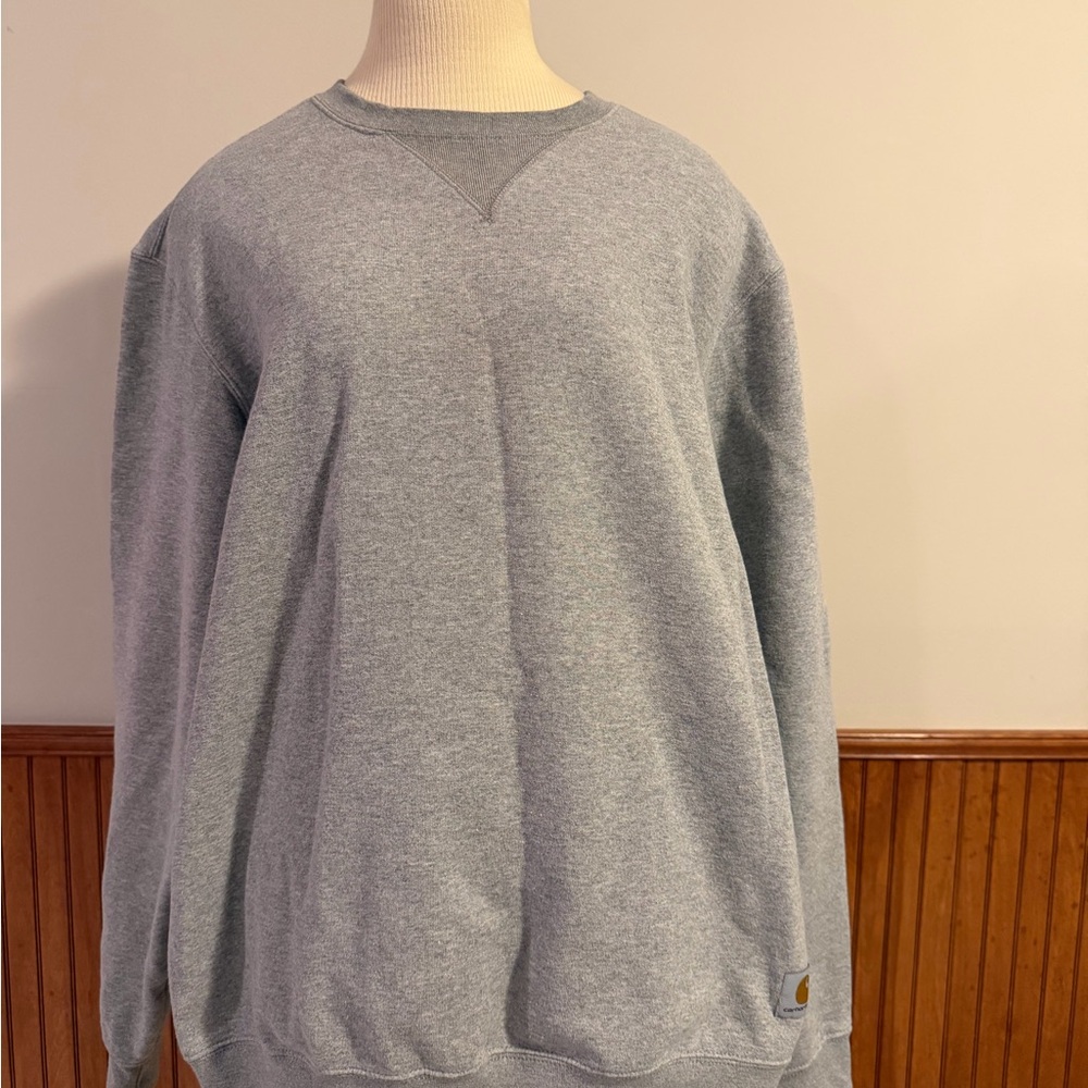 Carhartt Men's  Midweight Gray Crewneck Sweater